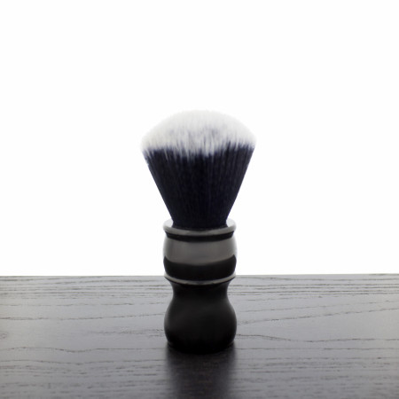 WCS Beacon Black Synthetic Shaving Brush, Black